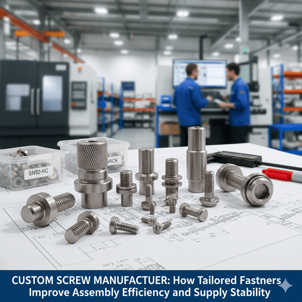 Custom Screw Manufacturer: How Tailored Fasteners Improve Assembly Efficiency and Supply Stability