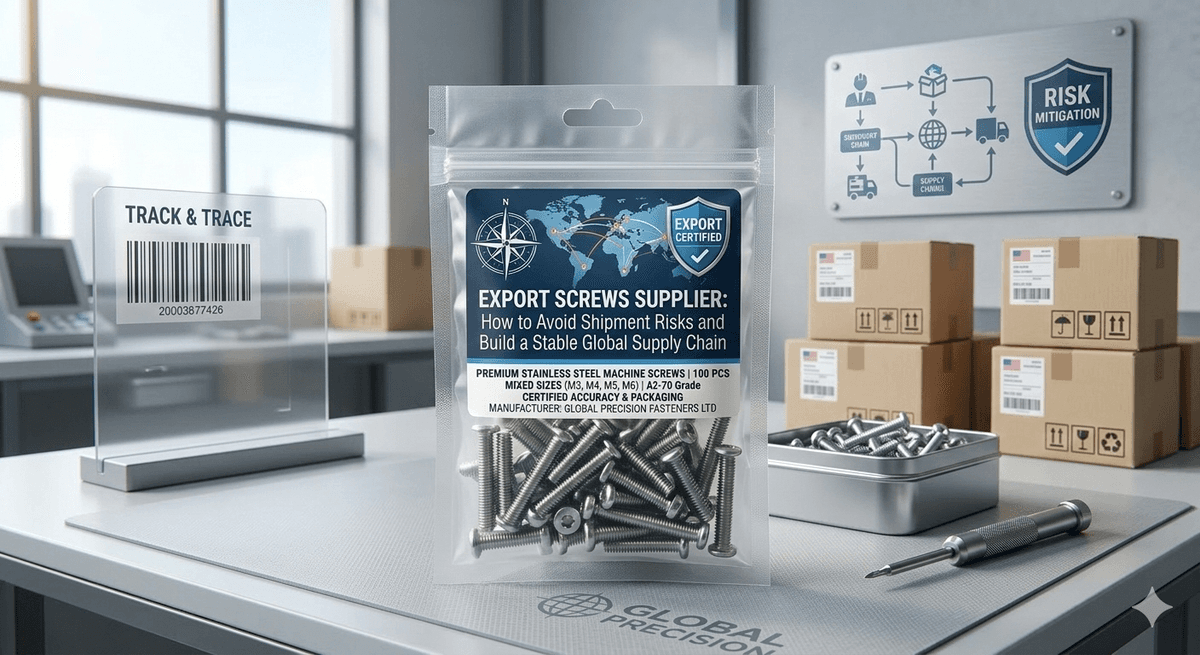 Export Screws Supplier: How to Avoid Shipment Risks and Build a Stable Global Supply Chain
