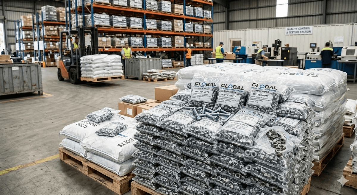 Industrial Nuts Supplier: How to Ensure Thread Fit, Load Stability, and Reliable Bulk Supply