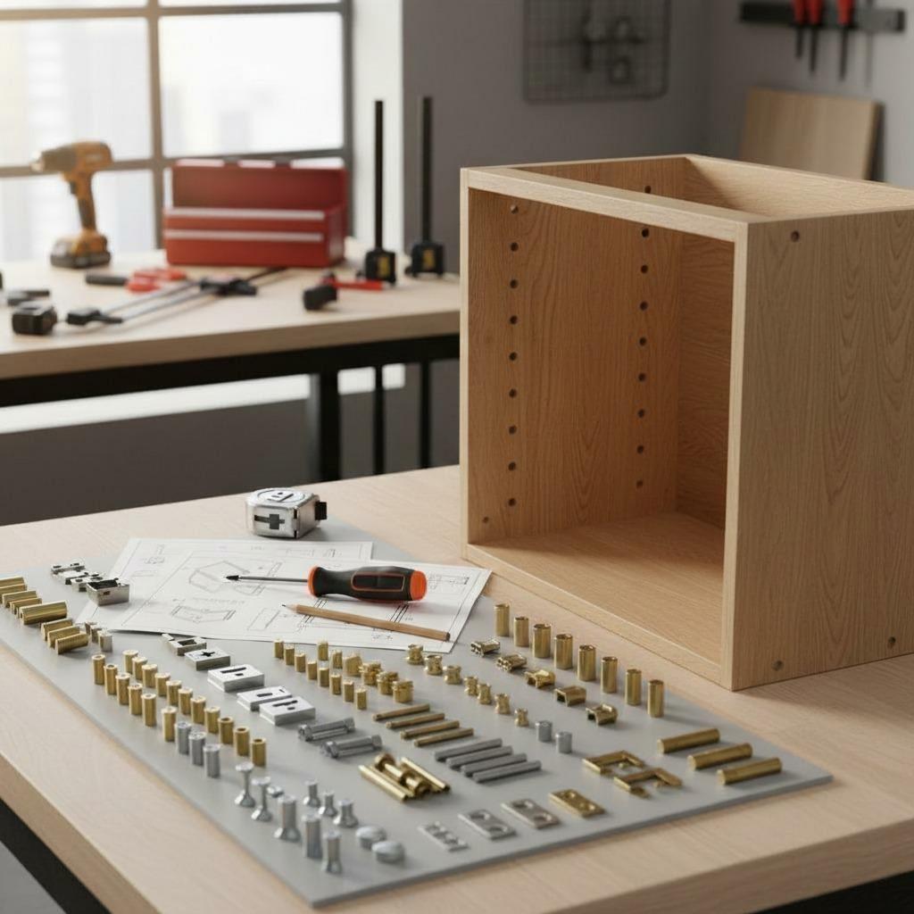 Fastener Set Guide for Cabinet Assembly and Hardware Selection