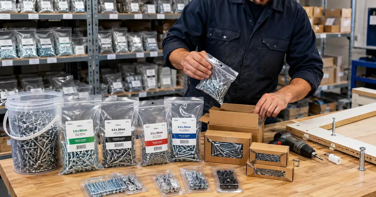 Screw Packaging Solutions: OEM Packaging Guide for Manufacturers and Hardware Brands
