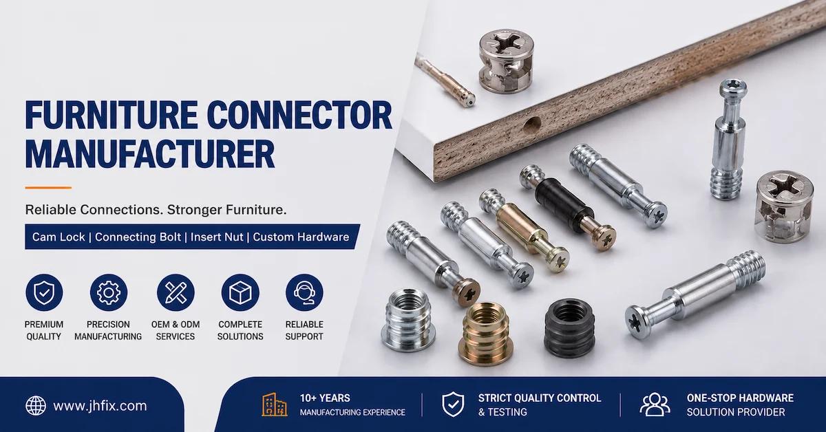 Furniture Connector Manufacturer Guide: How to Choose Reliable Connectors for Cabinet and Flat-Pack Furniture Production