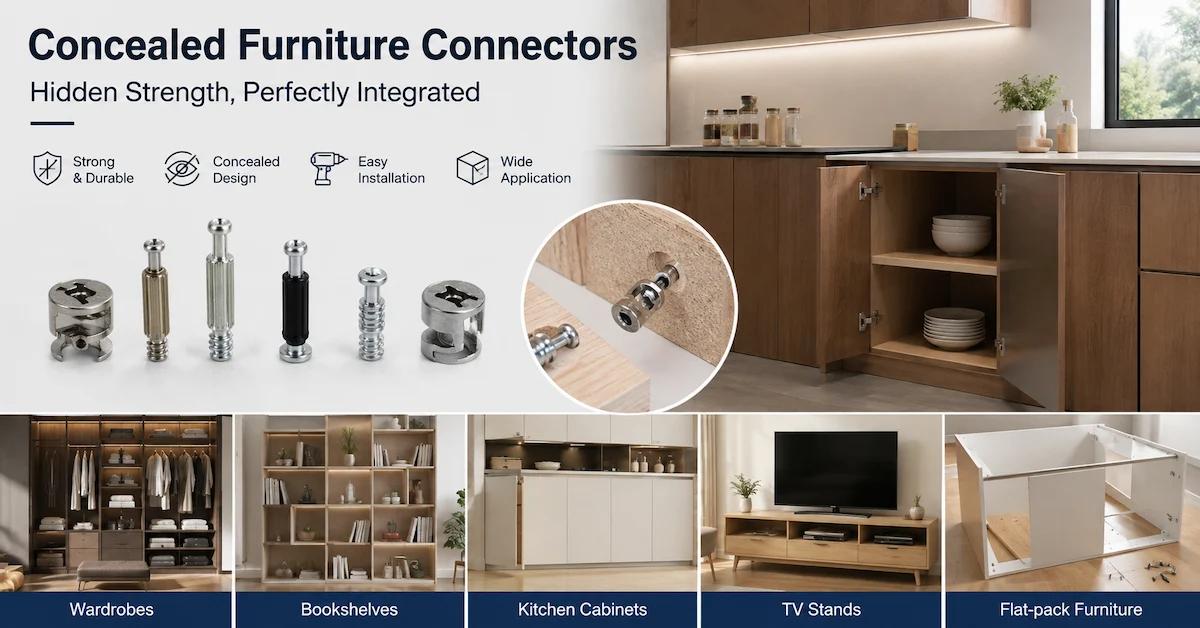 Cómo elegir un proveedor de conectores ocultos para muebles desmontables y de montaje fácil
