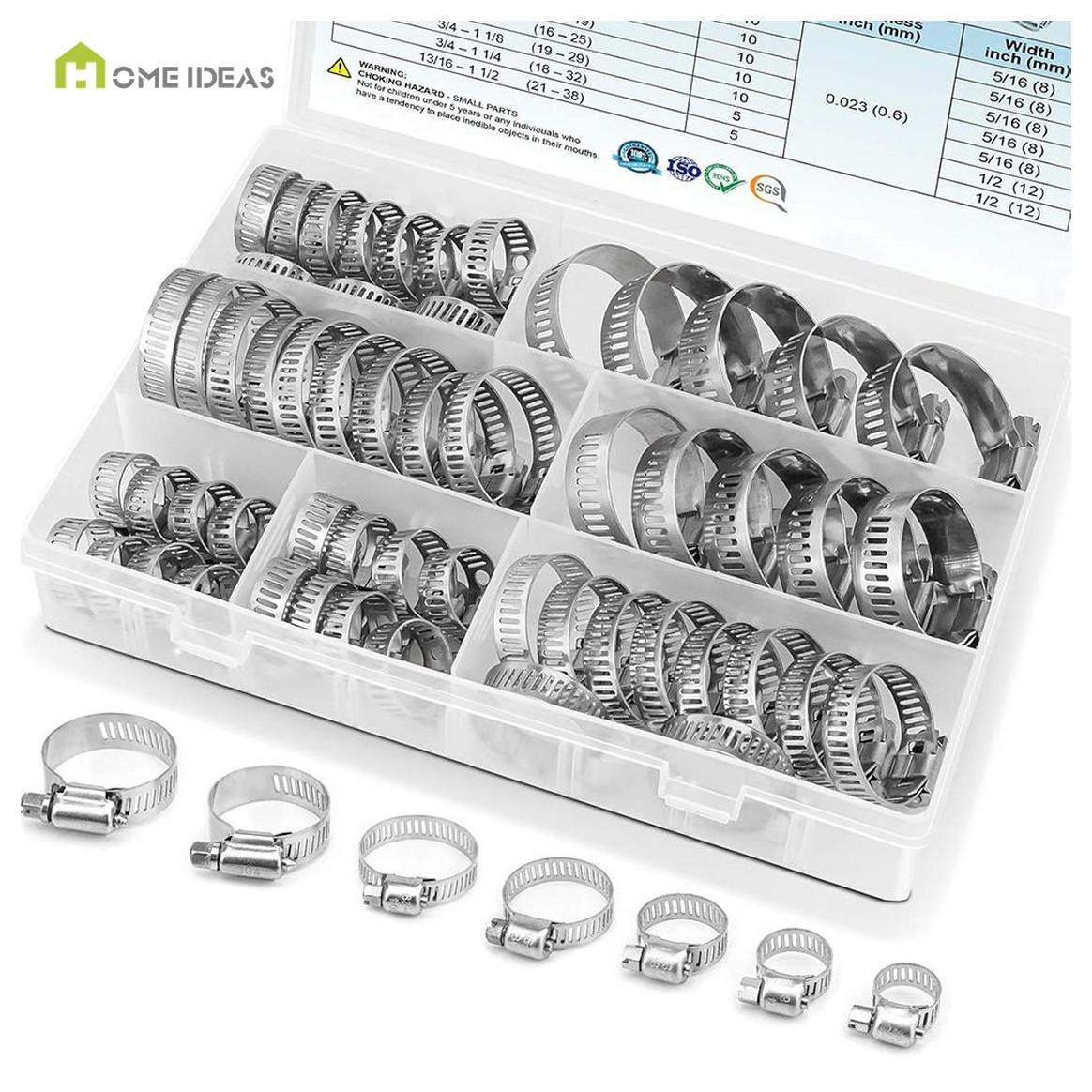 Worm-Drive Hose Clamp Assortment Kit