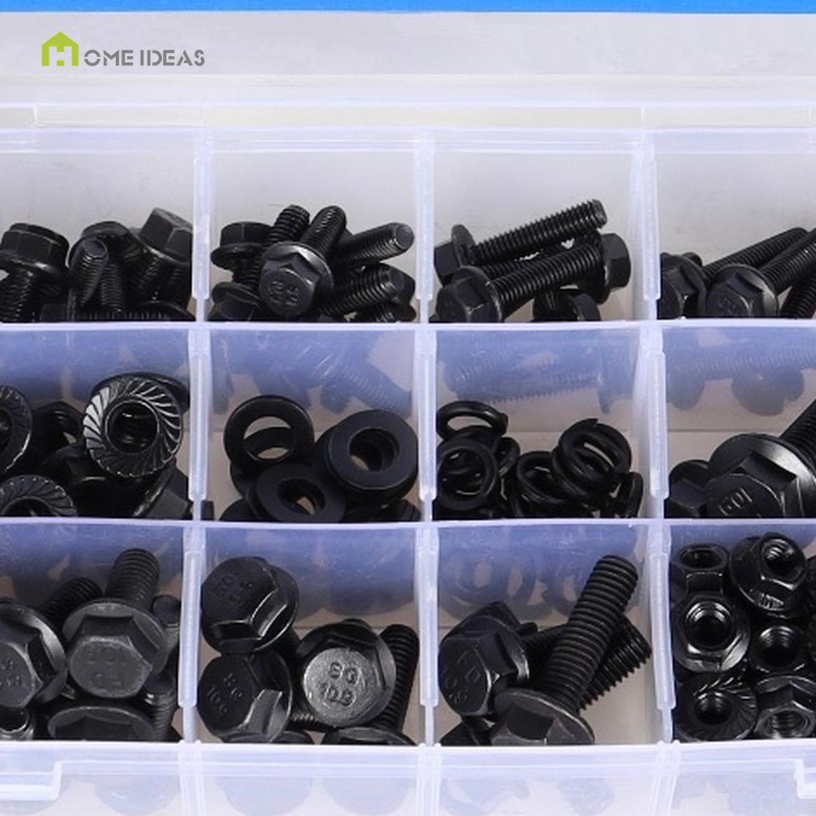 Black Screw Assortment Organizer Box