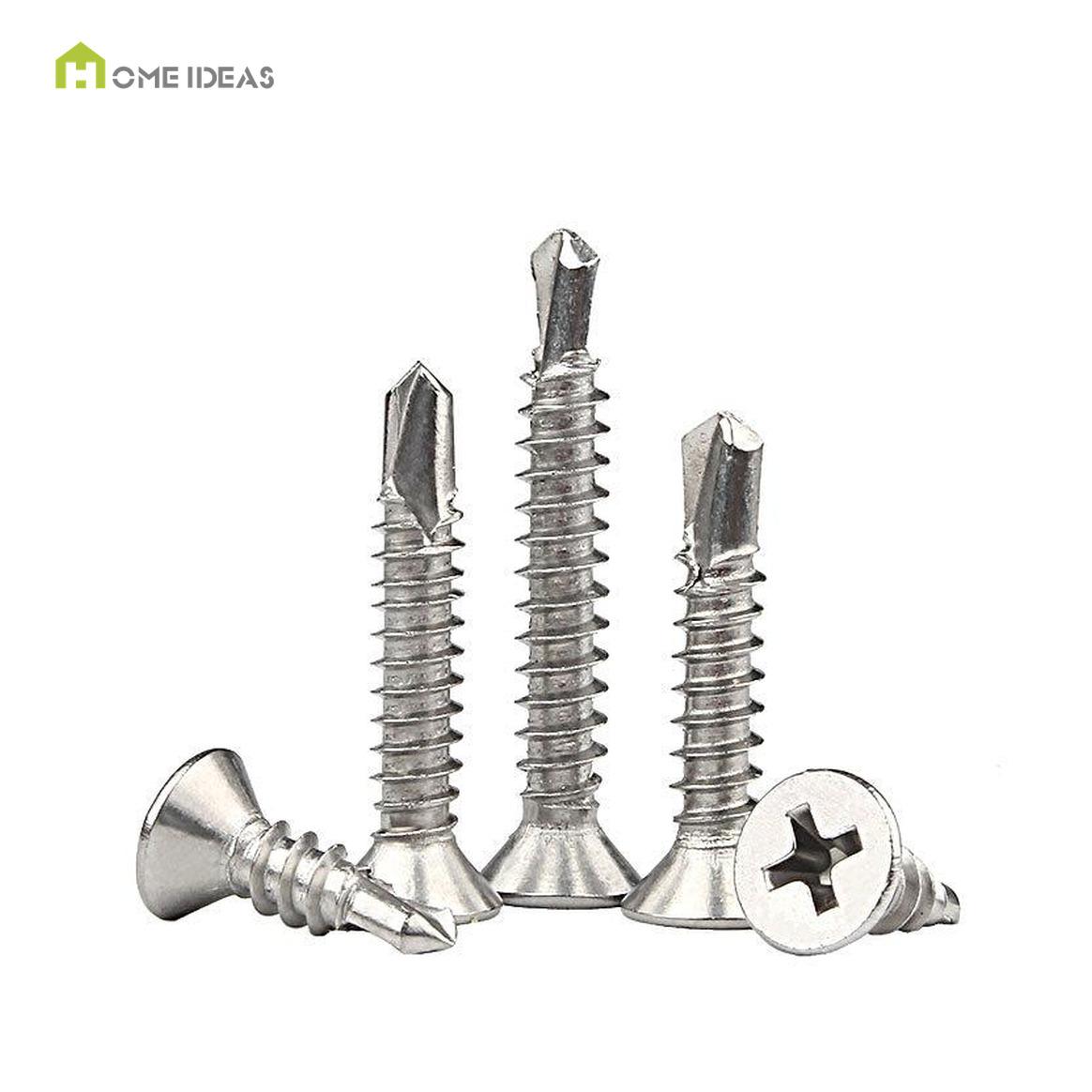 Cross-Drive Countersunk Self-Drilling Screw