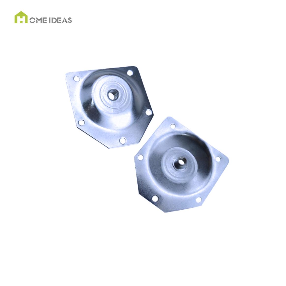 Square Furniture Leg Mounting Plate