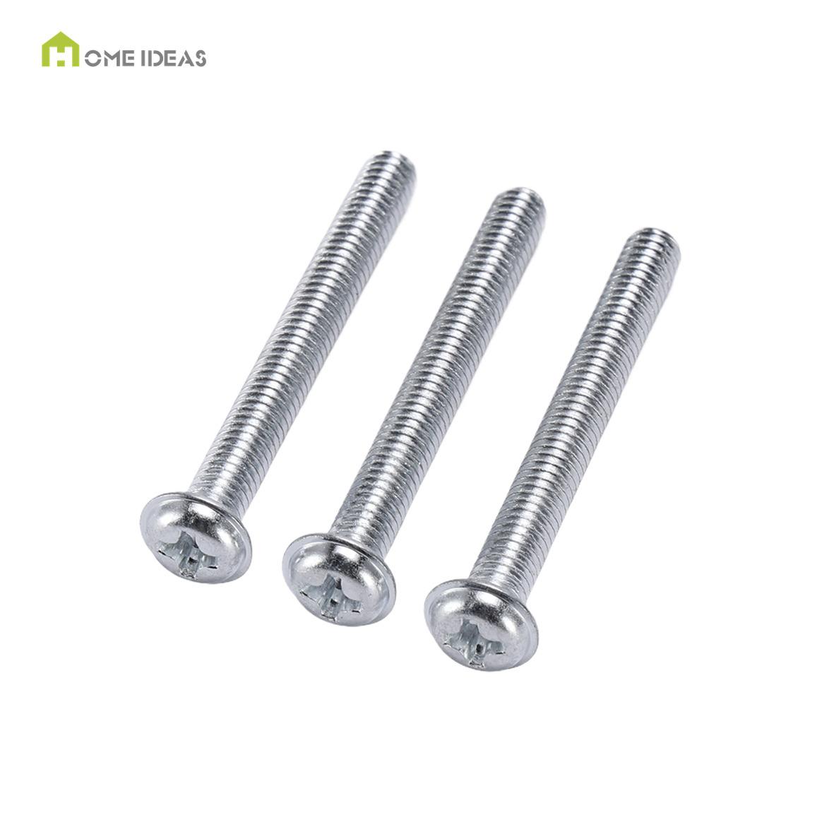 Silver Cross-Drive Pan-Head Machine Screw