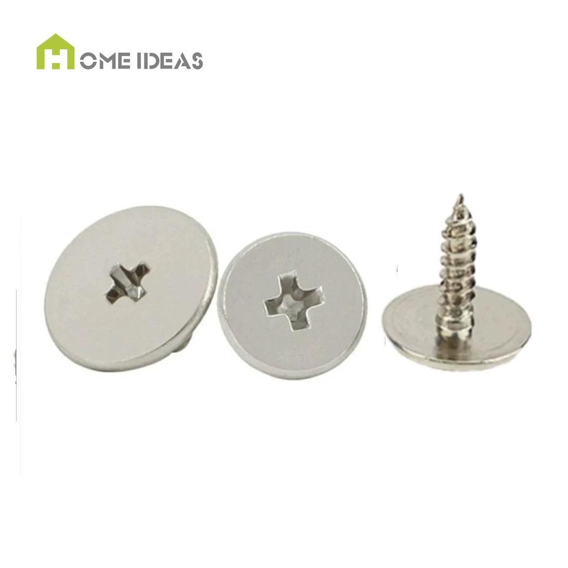 Silver Decorative Disc-Head Self-Tapping Screw