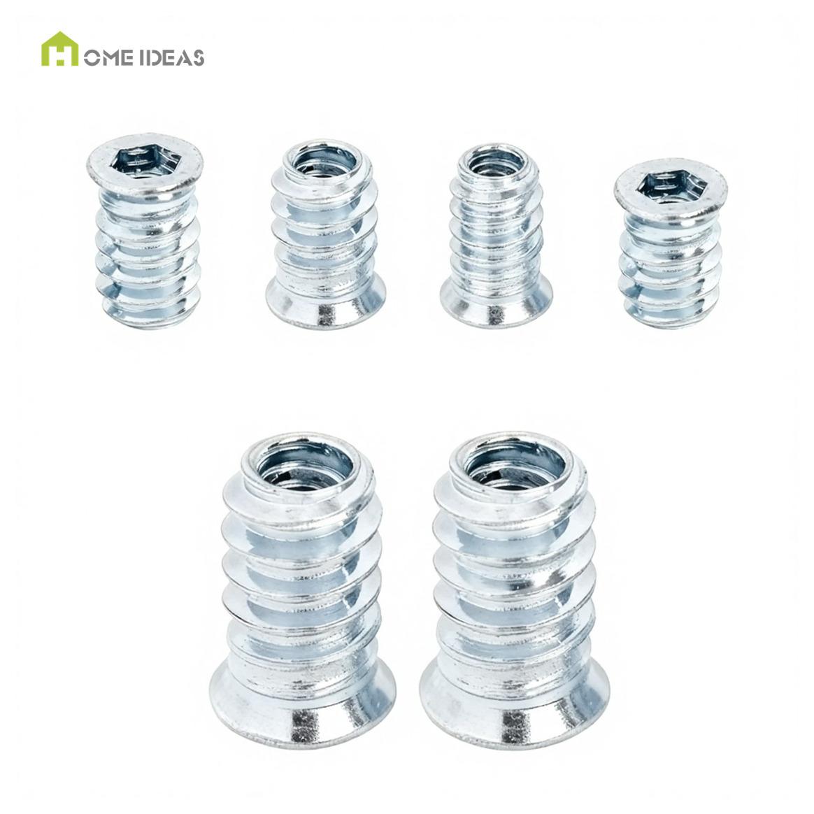Round-Body Threaded Insert Nut