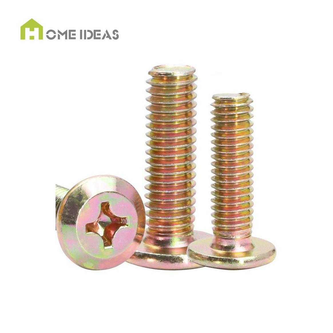 Cross-Drive Wide-Head Machine Screw