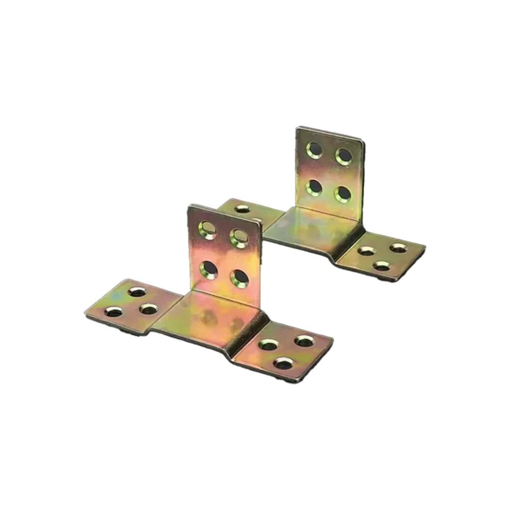 ISO Certified 90 Degree Corner Connector for Furniture Wooden Table Leg Carbon Steel Part School Hospital Living Room Bathroom