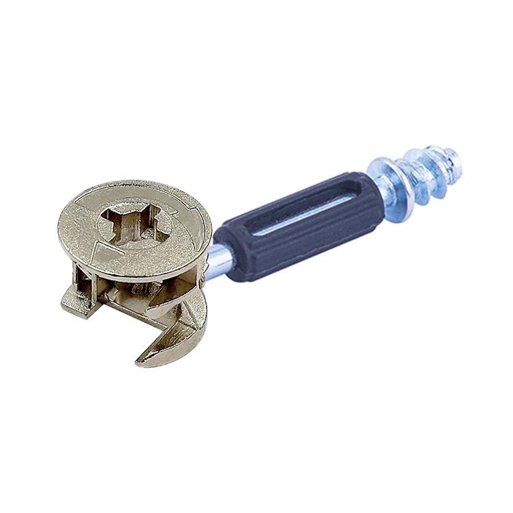 Three One Steel Furniture Fittings Dowel Cam Locks Screw Cabinet Connecting Bolt for Kitchen Living Room Bedroom Modern Design