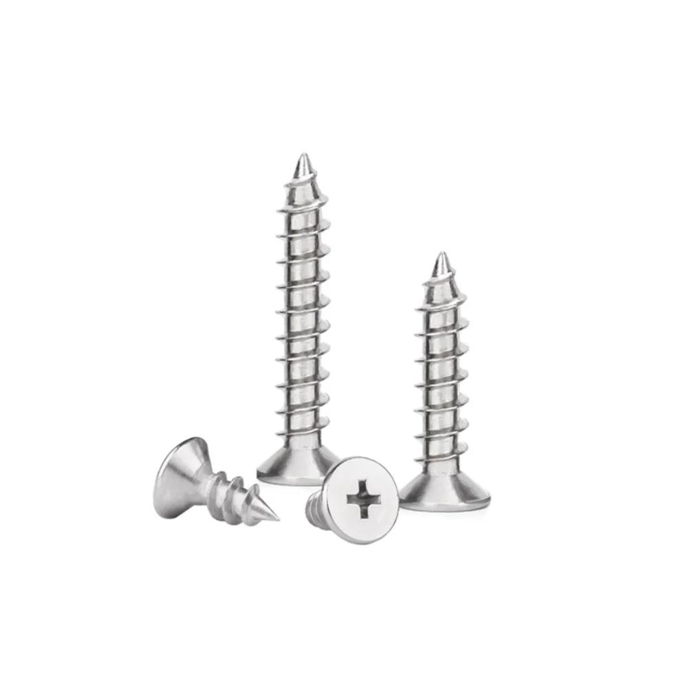 Bestselling flat-head nickel-zinc plated metric ISO drywall coarse thread screw 35mm