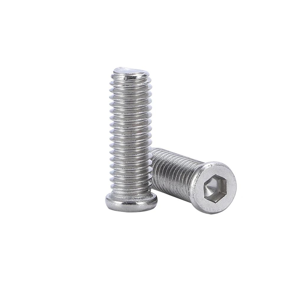 M8 25mm Zinc Plated Metric ISO Hexagon Self Tapping Screw Stainless Steel Wood Fine Thread
