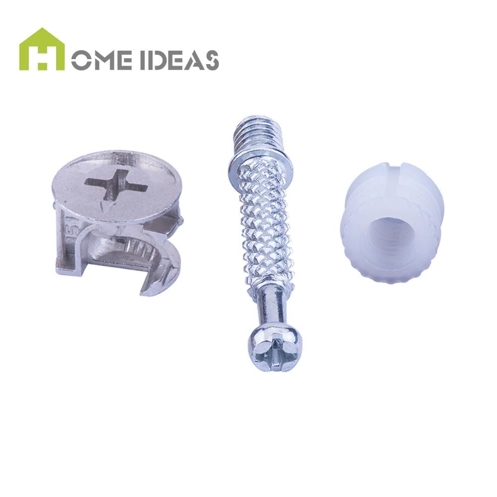 High Quality Furniture Hardware Wood Connecting Fittings Invisible Furniture Connections Bolts for Kitchen Living Room