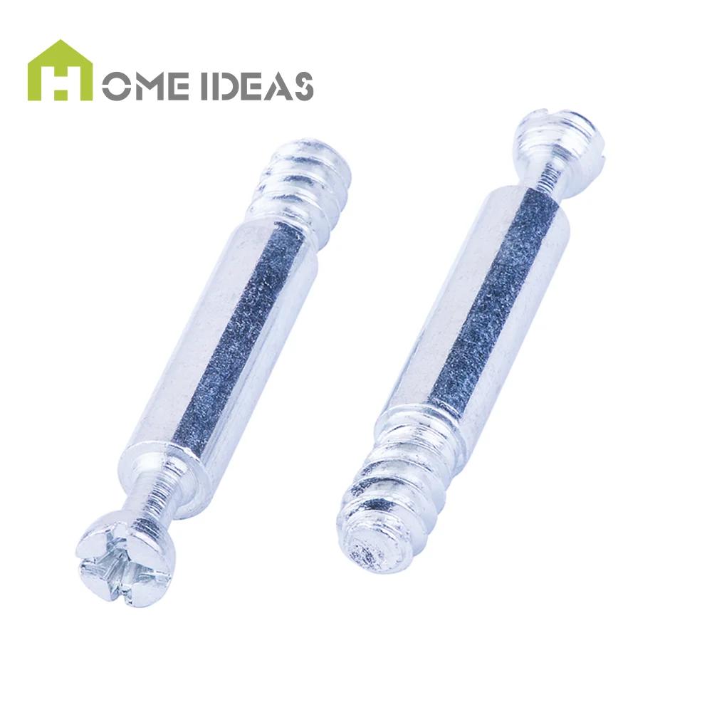 China OEM Stainless Steel Zinc Plated 3-in-1 Hidden Invisible Furniture Connector Hardware for Dining Kitchen Bedroom Hotel Use