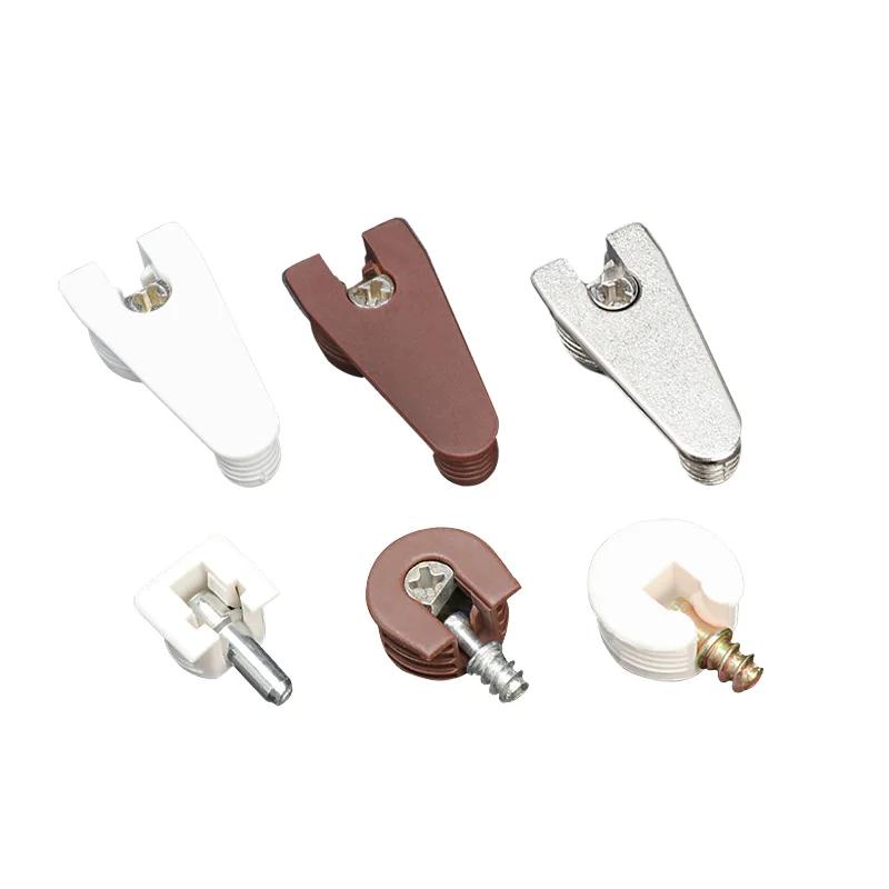 Hot Selling Jinhe 2-in-1 Steel & Plastic Furniture Shelf Pegs Support for Cabinet and Wood/Glass Panels (Customizable Color)
