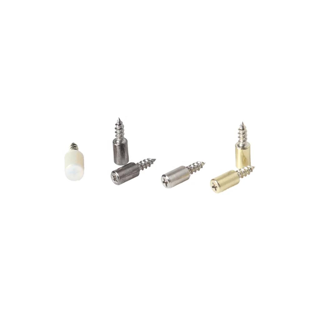 Self-Tapping Customized Jinhe Brand Model JH-103 Shelf Support Pegs Plastic+Carbon Steel Options M4.65 Thread 13mm Connector