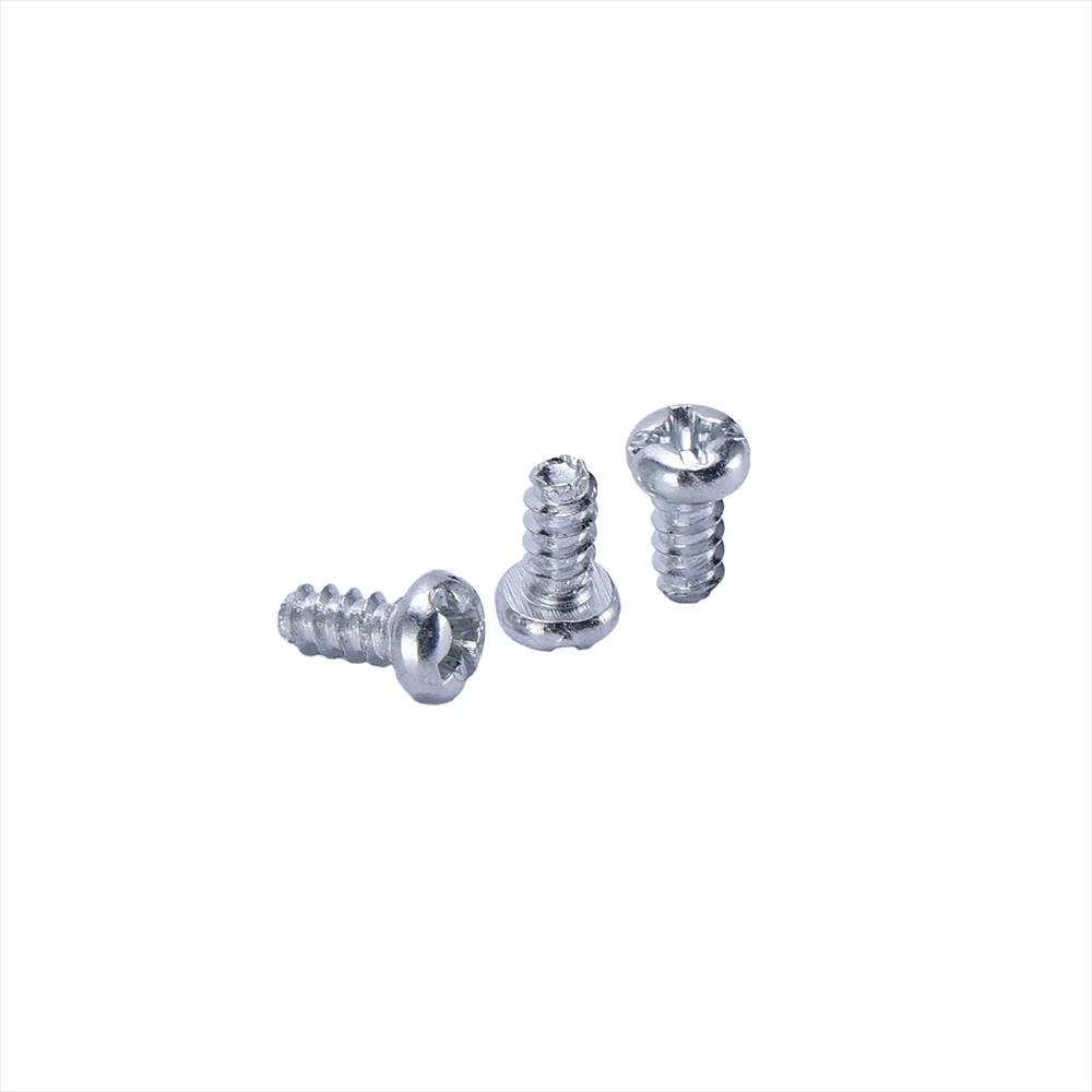 Hot Selling ISO M3 Pan Cross Head Zinc Plated Metric 316 Stainless Steel Class 4.8 & 6.8 Self Tapping Screws for Fastener