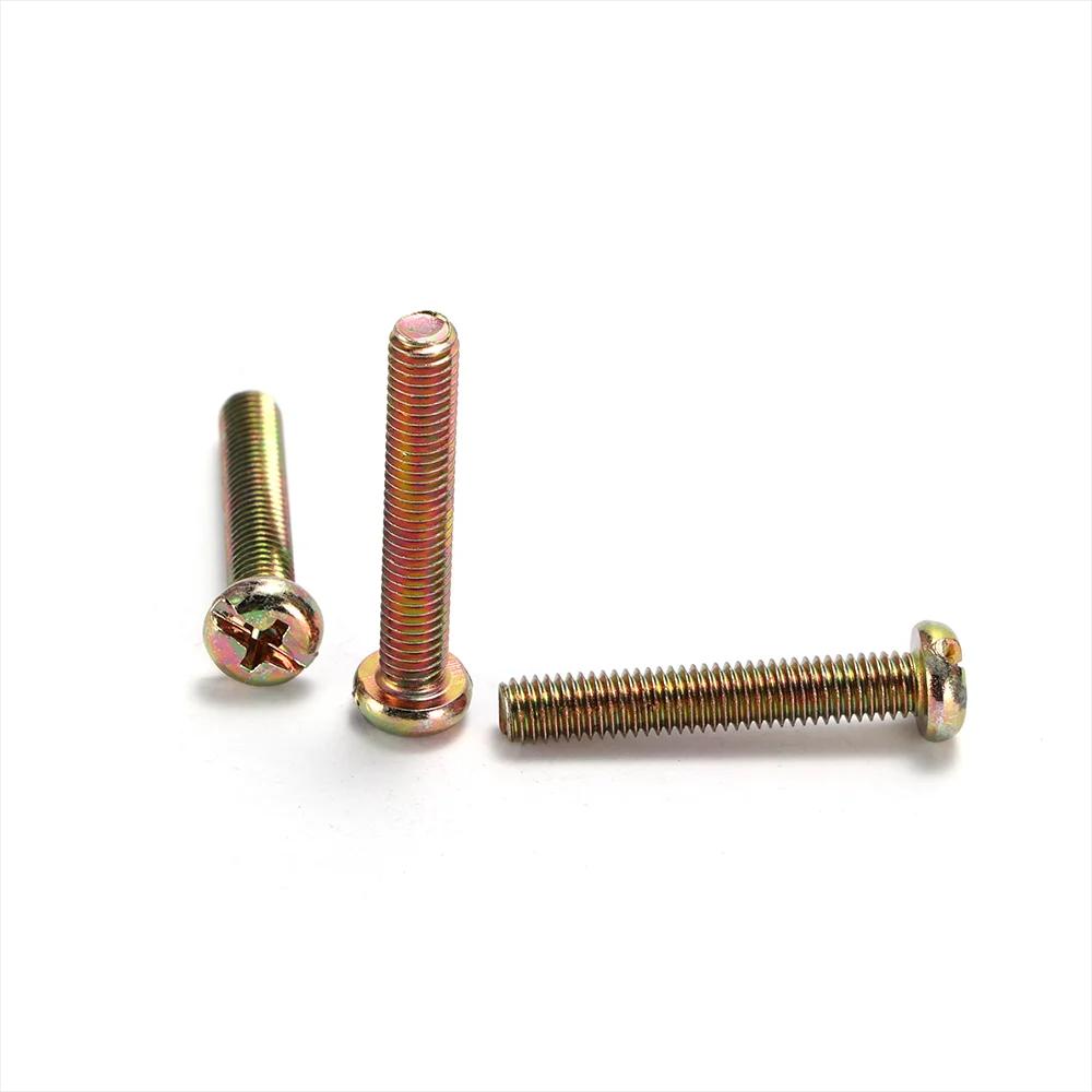 Cheap Price M5 30mm Zinc Plated Fine Thread Self Tapping Screw Steel Pan Head Cross Slot Metric/Inch ISO Standard