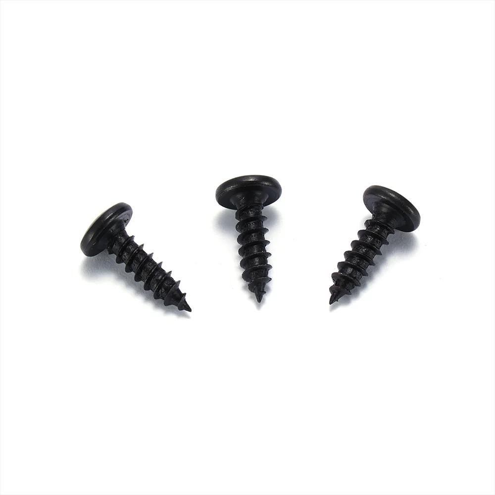 Professional M4 14mm Pan Head Zinc Plated ISO Metric Self Tapping Screw Black Stainless Steel Inch/Metric Grade 4.8/6.8