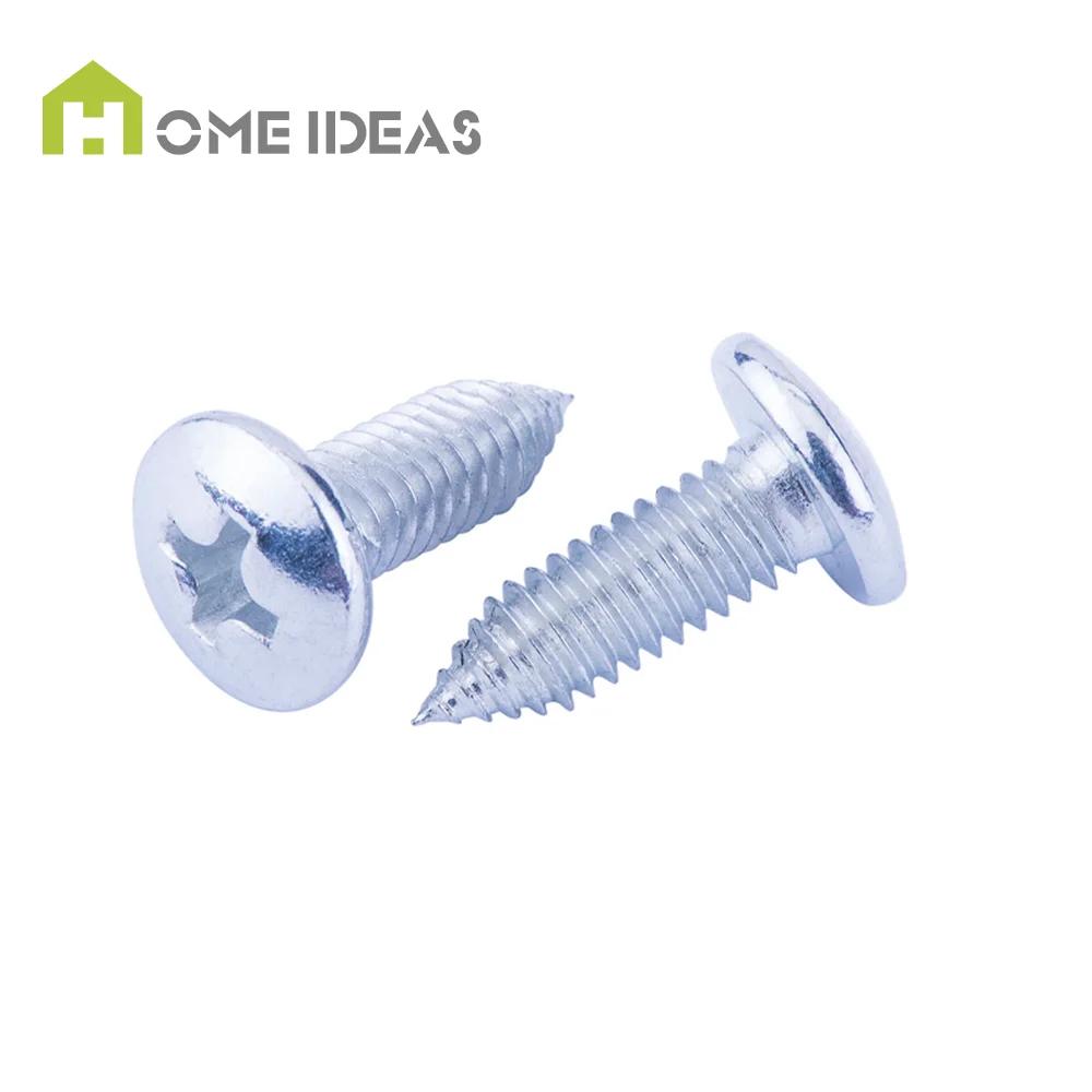 Top Selling Metric ISO Standard Various Sizes Carbon Steel Zinc Plated Self Tapping Cross Recessed Flat Head Machine Screw