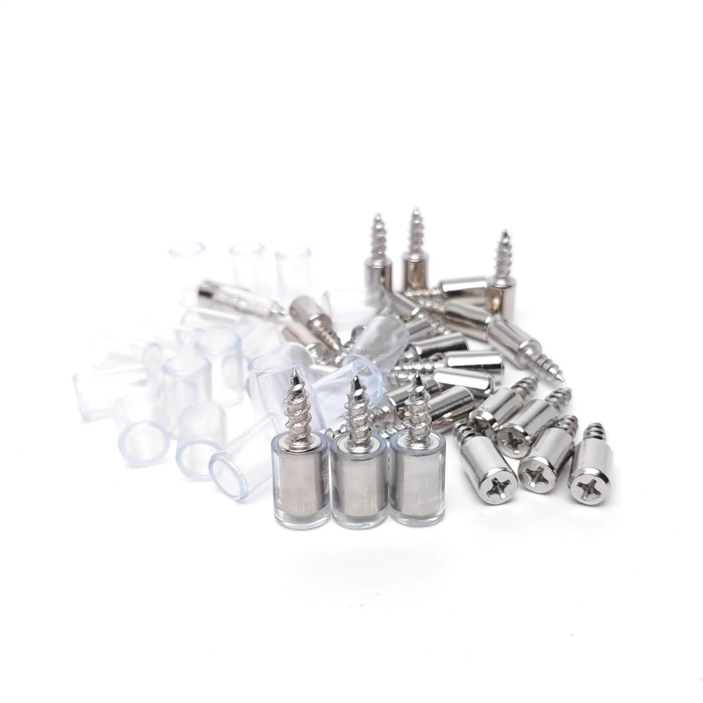 Steel Shelf Pegs Rubber Sleeves Kit Anti-Slip Furniture Support Set Self-Tapping Screw Pins for Quick Installation Customizable