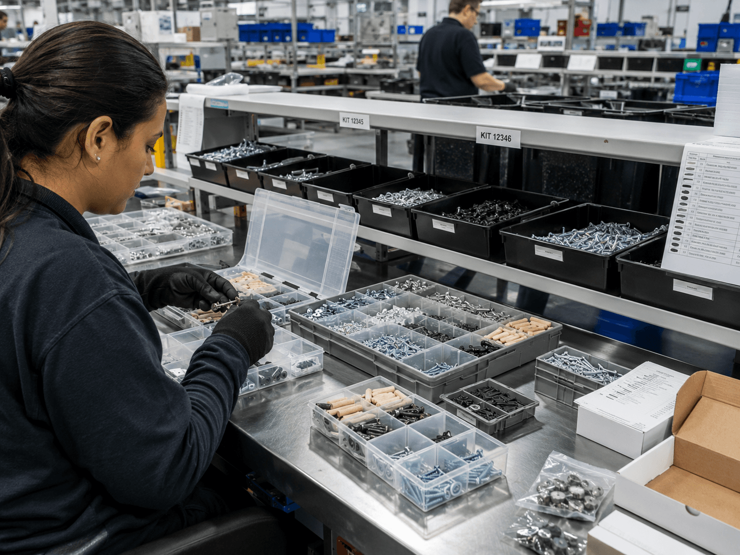 Produttore OEM di kit di viti per l'assemblaggio di mobili in kit.