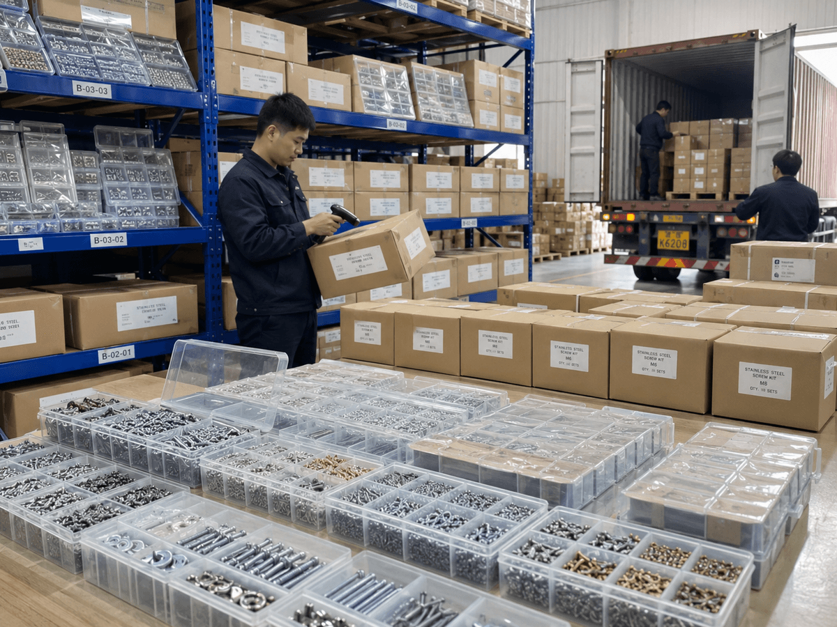 Produttore OEM di kit di viti per l'assemblaggio di mobili in kit.
