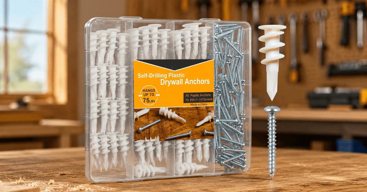 家具や設置プロジェクトに適した、カスタマイズ可能な石膏ボード用ネジとプラスチック製アンカーボックスの選び方
