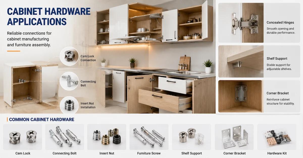 Cabinet Hardware Supplier Guide: How to Choose Reliable Hardware for Furniture Manufacturing