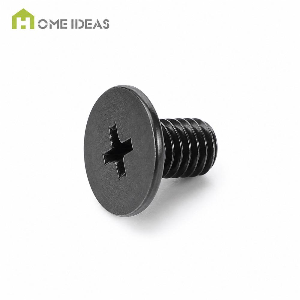 Black Cross-Drive Ultra-Thin Wide-Head Machine Screw